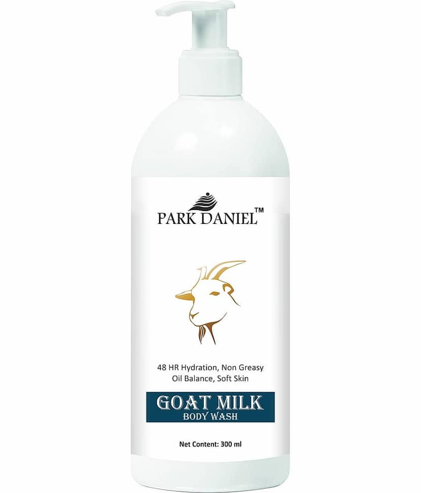 Park Daniel Goat Milk Body Wash with UV White Natural Cream for Cleaness Glowing Body Wash 300 mL