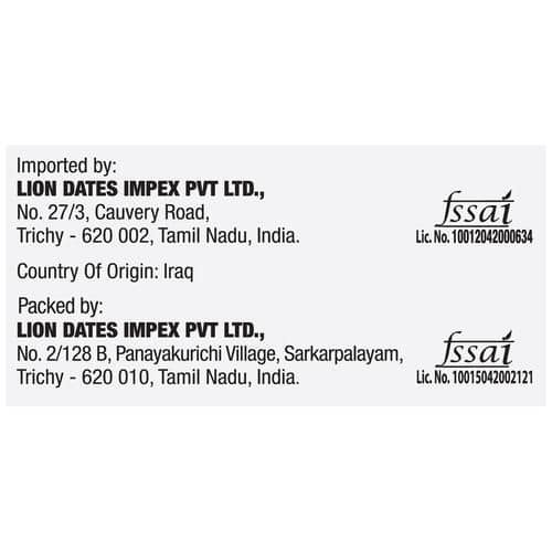 Lion Dates, 500 gm Pouch view 2