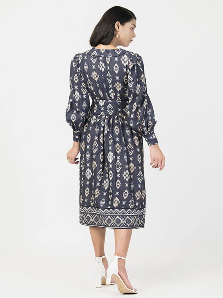 Ikkat Ethnic Dress view 7