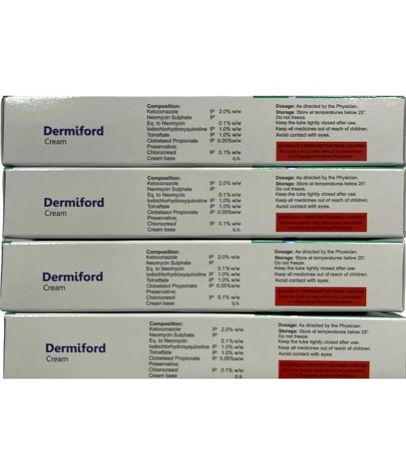 Dermiford Face Cream 25 Gm (Pack Of 4) view 2