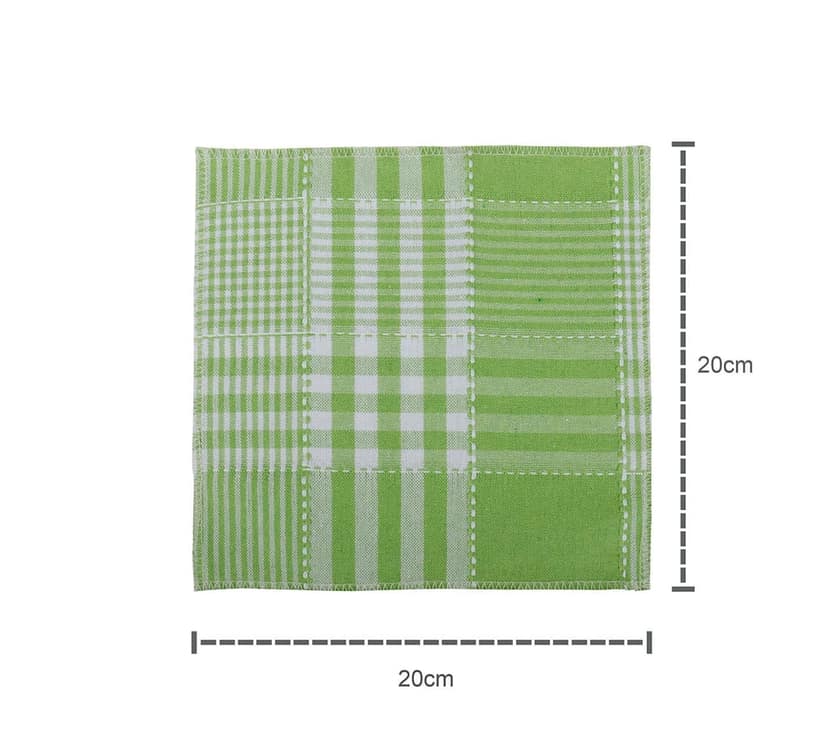 AIRWILL, Cotton Multi Usage Cleaning Cloths Designs (20x20cm/8x8inches) - Pack of 25 pcs view 2