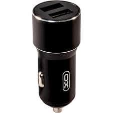 Champion 12W Dual USB Port Car Charger Universal Compatibility for All USB Devices (Black)