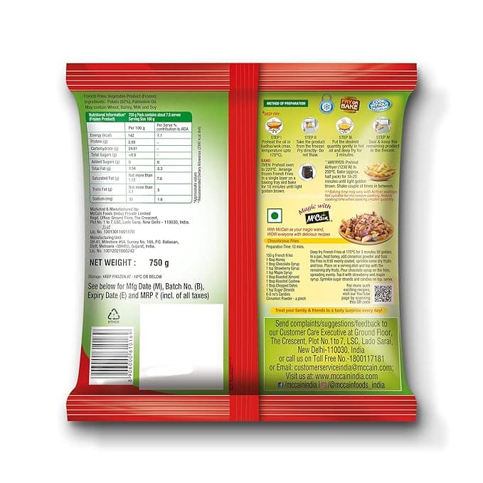 McCain French Fries 750 Gms view 3