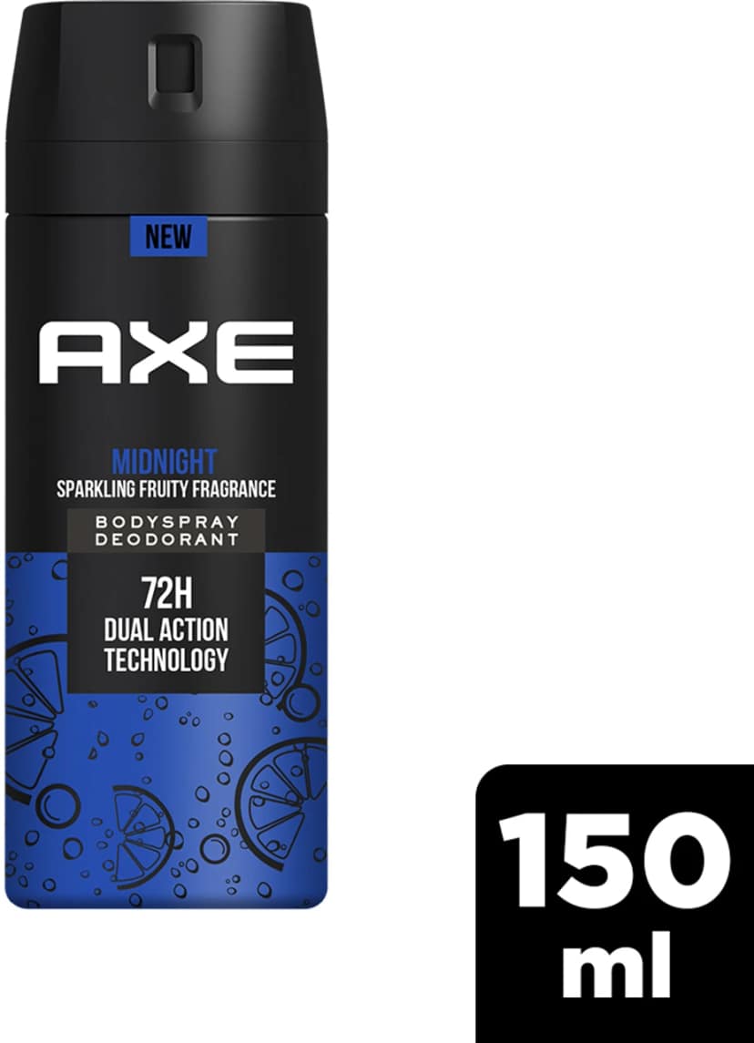 Axe Recharge - Midnight, Long Lasting, Deodorant, Body Spray, For Men, 150 Ml