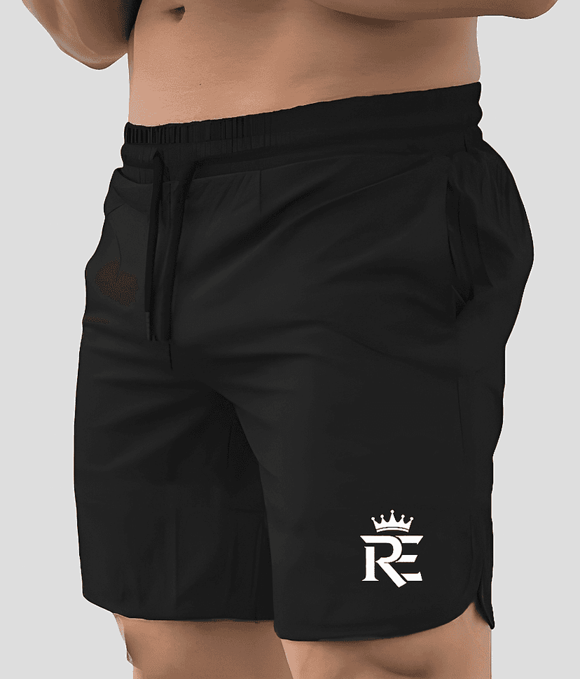 PERSONALITEE Black Polyester Lycra Men's Running Shorts ( Pack of 1 )