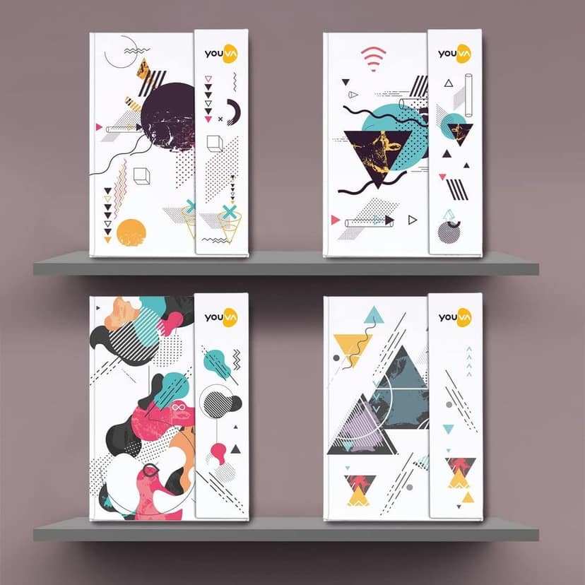 Navneet Youva | Case Bound Office Note Book Journal with Magnetic Cover, Easy to Carry | Note Down Your Important Information | A5 Size - 14.8 cm x 21 cm | Single Line | 192 Pages (Color and design may vary) view 7