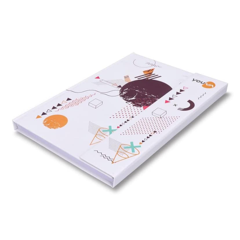 Navneet Youva | Case Bound Office Note Book Journal with Magnetic Cover, Easy to Carry | Note Down Your Important Information | A5 Size - 14.8 cm x 21 cm | Single Line | 192 Pages (Color and design may vary) view 8
