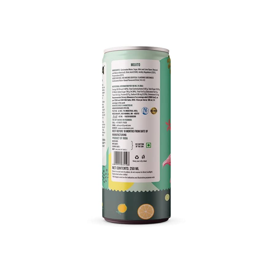 "Aruba" Mixers - Mojito (Pack of 12 Cans) - 250ML view 4