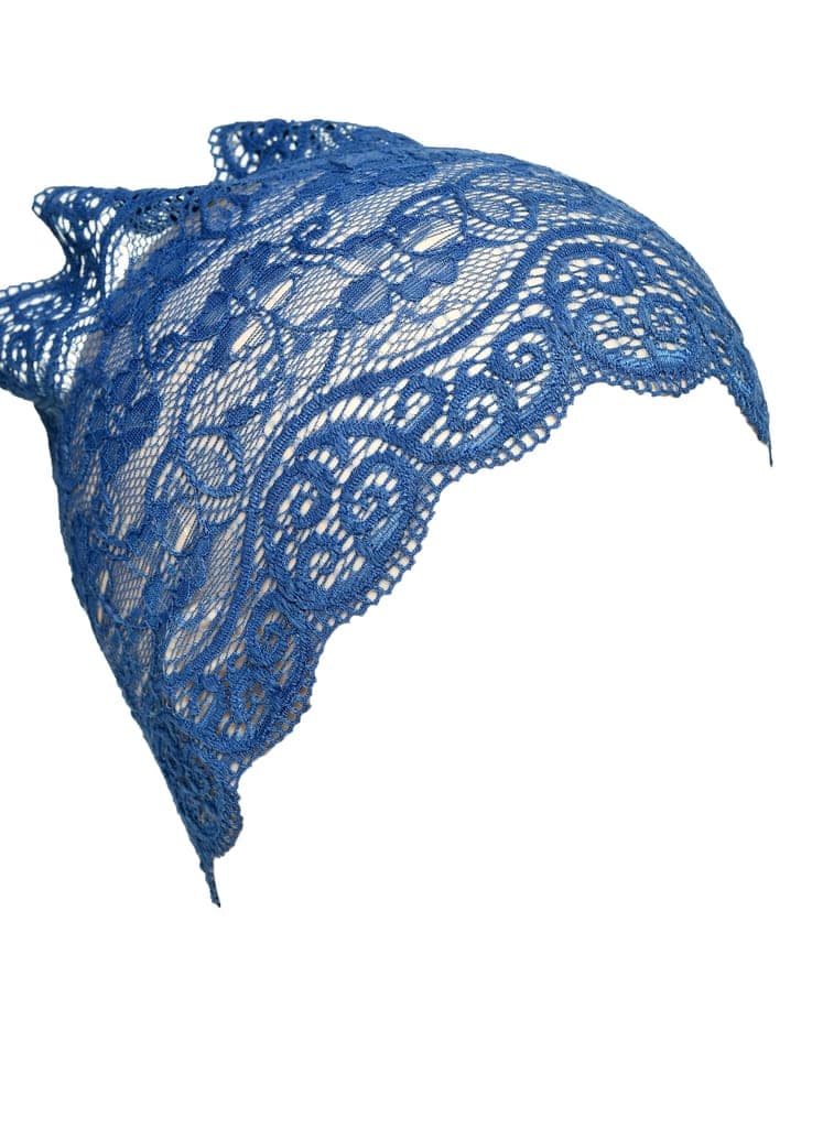 Girls and Womens Hijab Cap Hijab Headband, Under Hijab Scarf Blue and Red Naqab Head Scarf (2 pcs) view 3
