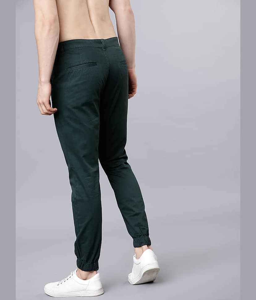 Highlander Slim Men's Joggers - Olive ( Pack of 1 ) view 3