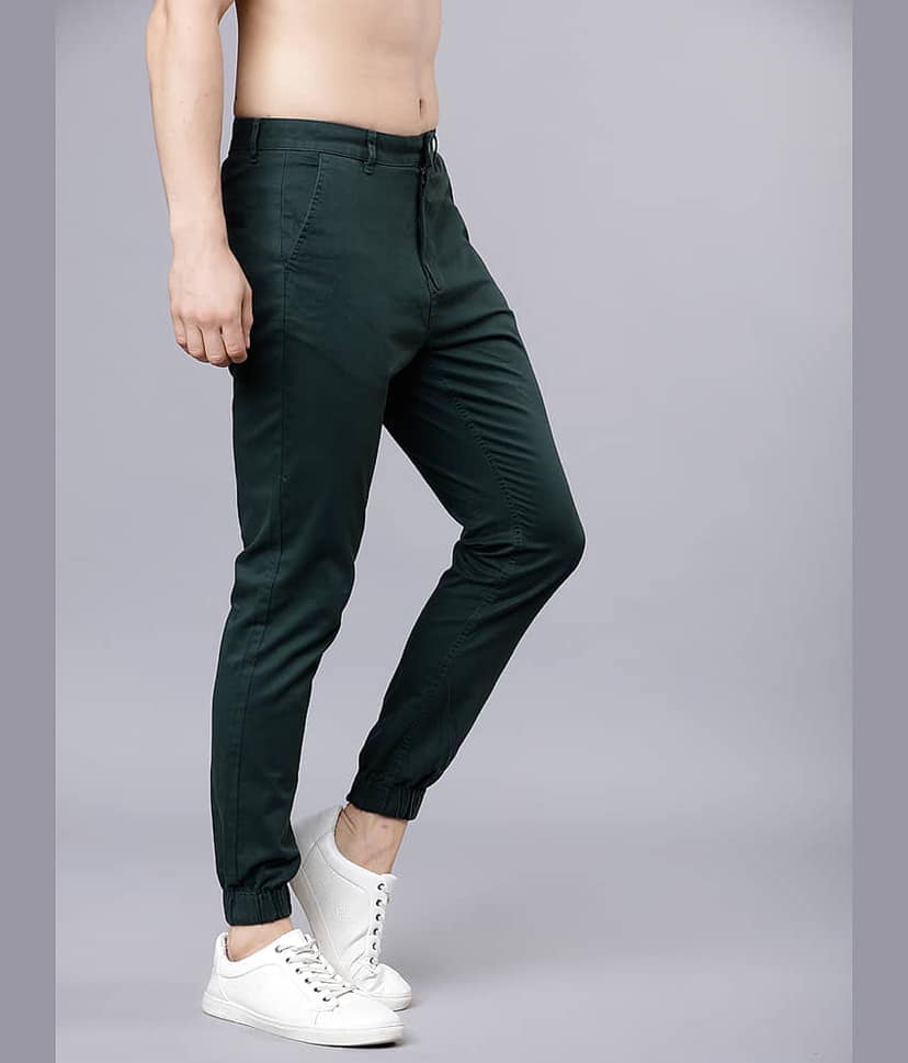 Highlander Slim Men's Joggers - Olive ( Pack of 1 ) view 6