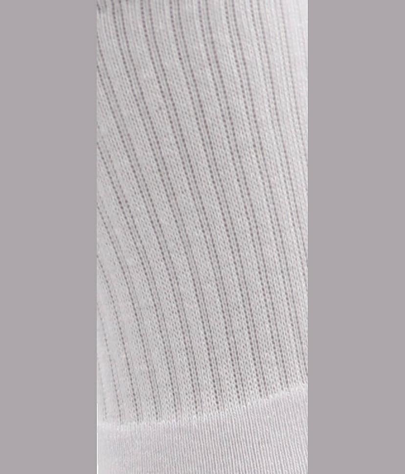 RC. ROYAL CLASS - Cotton Men's Solid White Mid Length Socks ( Pack of 3 ) view 2