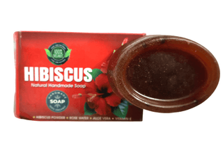 Hibiscus Natural Handmade Organic Soap with Rose Water & Aloe Vera