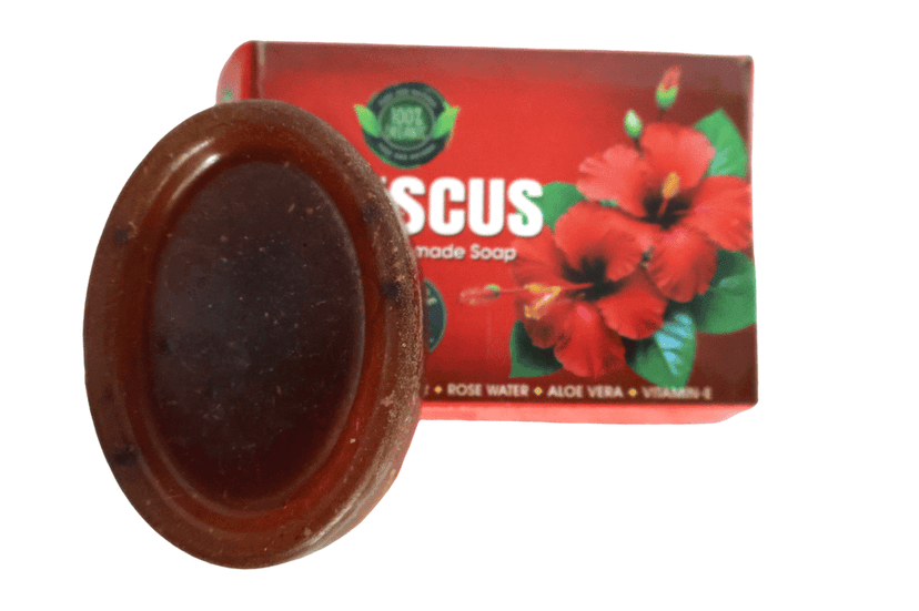 Hibiscus Natural Handmade Organic Soap with Rose Water & Aloe Vera view 5