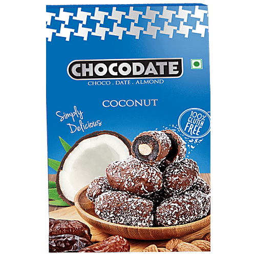 Chocodate Chocolate - with Almond & Coconut, 100 g