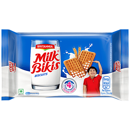 Britannia Milk Bikis Biscuit - Zero Trans Fat, 300 g