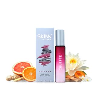 Skinn By Titan | Celeste Perfume - 20 Ml | Perfume For Woman | Gift for Women | Premium Fragrance | Grooming Essentials | Long Lasting Smell for Women |Floral, Fruity , Fresh | Eau De Parfum Skinn By Titan | Celeste Perfume - 20 Ml | Perfume For Woman |
