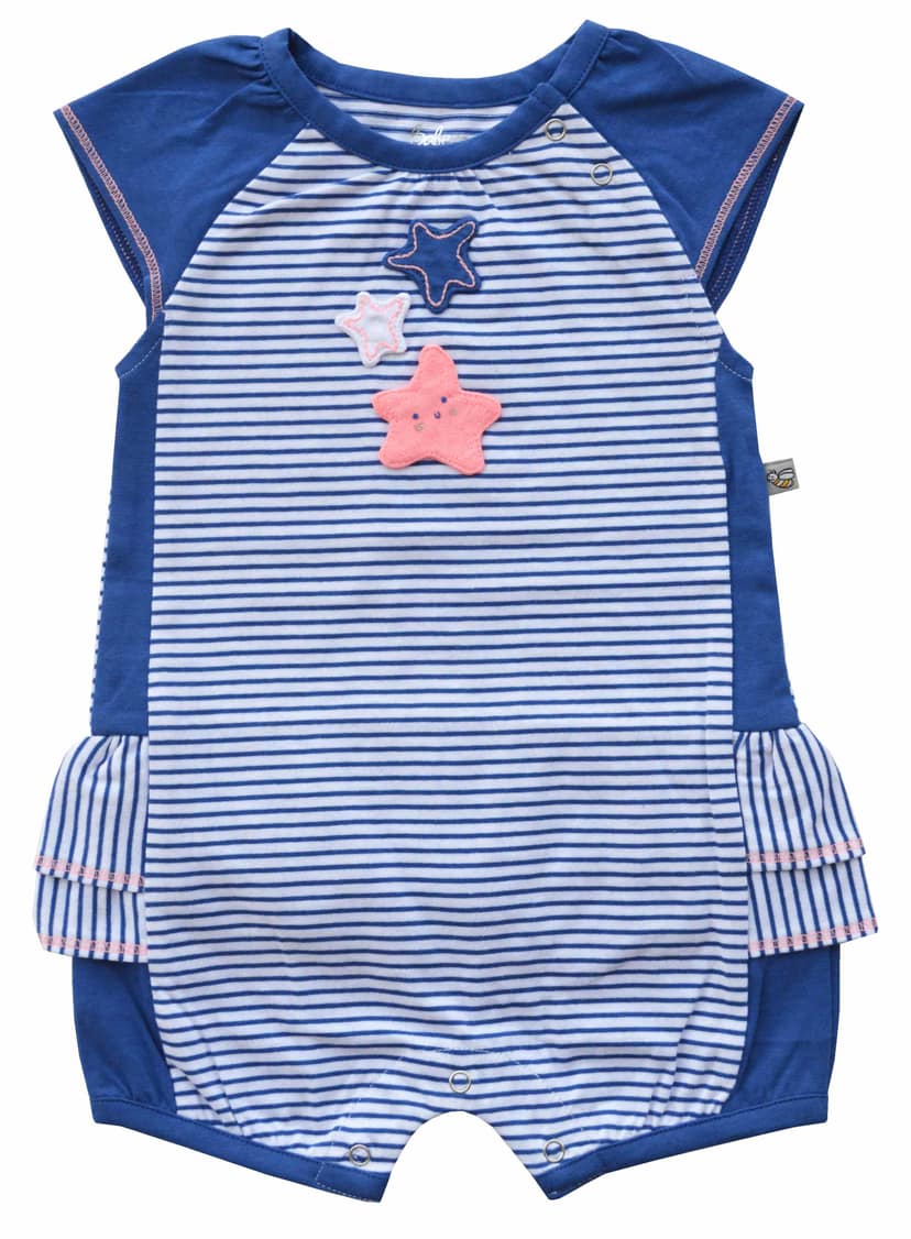 Baby Short Romper,Color-Blue