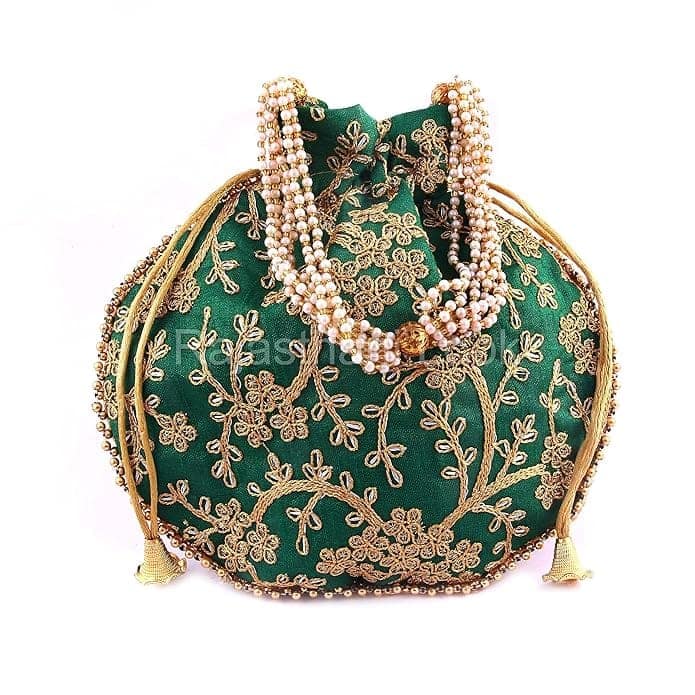 Rajasthani Look Women's Wristlets Ethnic Bridal Potli Combo (Pack of 7 ) view 3