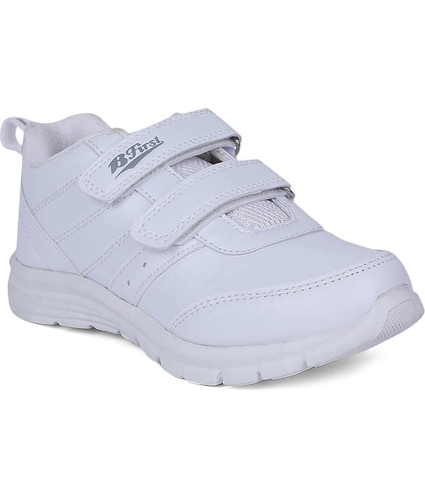 Bata - White Boy's School Shoes ( 1 Pair )
