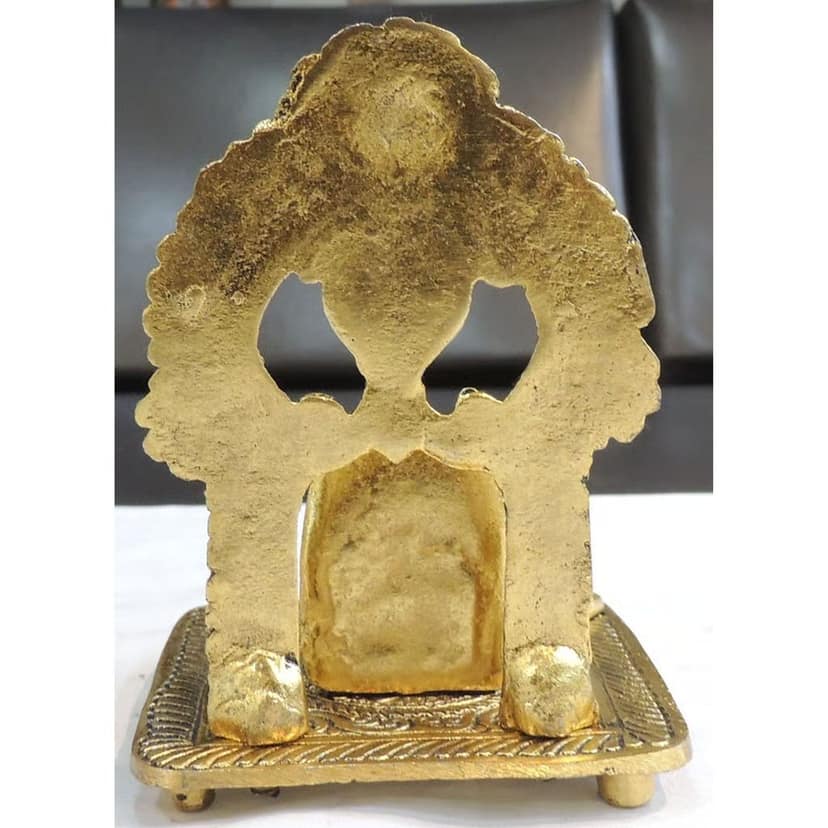 Aluminium Shivling Idol ? 5 Inch Shiva Lingam For Pooja, Height : 5 Inch (ASMAS510 G) view 2