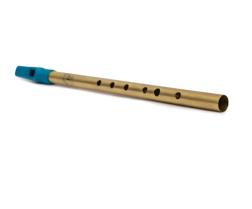 Radhe Flutes Brass Flute Soprano Vertical Blow Scale D Natural view 4