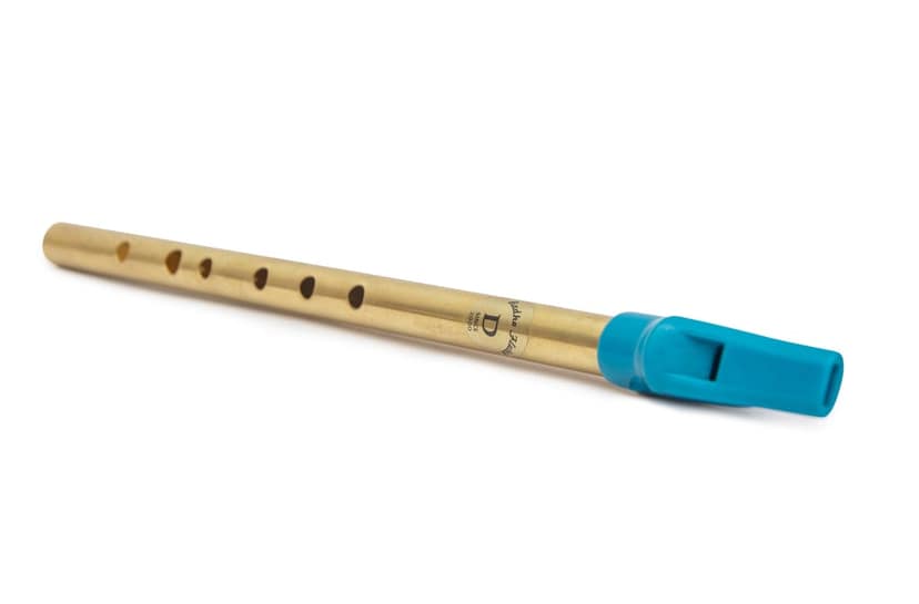 Radhe Flutes Brass Flute Soprano Vertical Blow Scale D Natural view 5