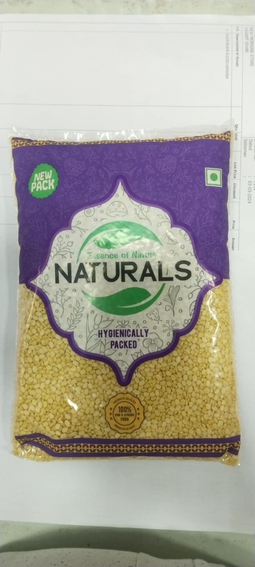 Essence of nature Naturals moong washed