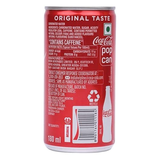 Coke Mini Can, 180Ml view 2