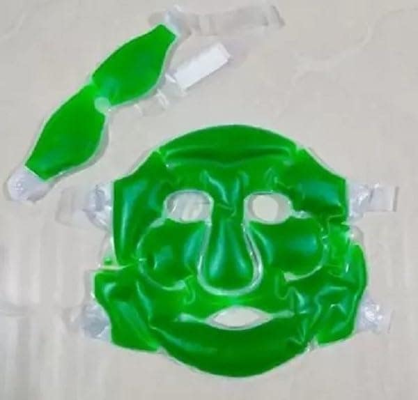 Elecsera Reusable Aloe Vera Cool Gel Eye Cooling Gel Full Face Mask Avoid Dark Circle