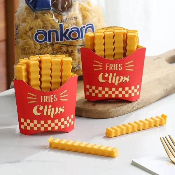 Wholesale Item - CREATIVE FRENCH FRIES SEALING CLIP (12 SETS) - MOQ 22 Pieces view 3