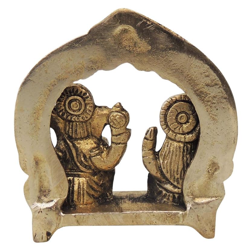 Brass Showpiece Laxmi Ganesh Statue (BSMAS1233 A) view 3