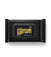 Premium Shoe Shine Wipes | Instant Cleaning & Polishing Wet Wipes for Sneakers, Leather & Casual Footwear - 80 Sheets Pack