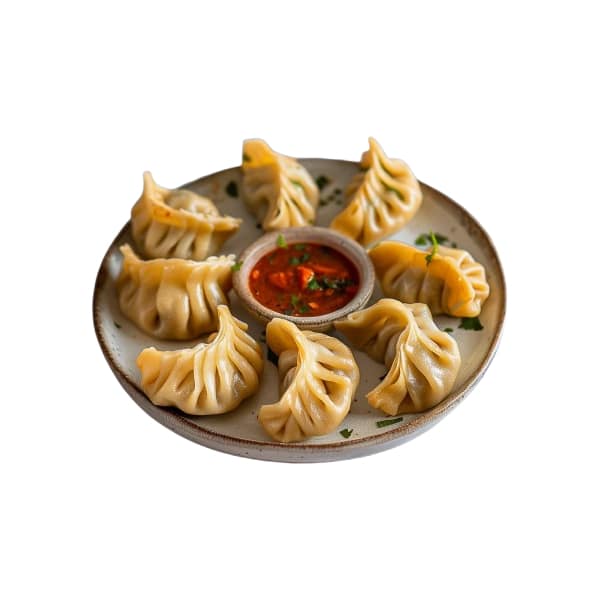 Cheesy Baked Veg Makhani Momos view 2