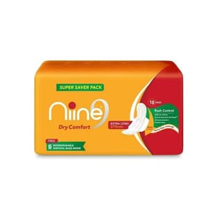 Nine Pads Dry Comfort XL 18 Pcs