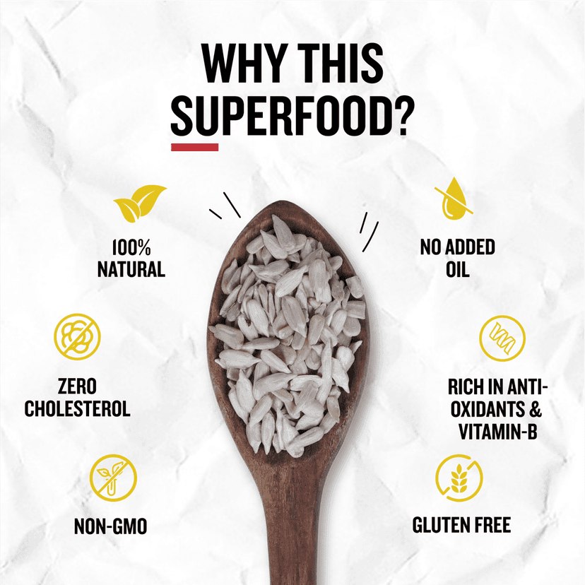 Ariga Foods Premium Raw Sunflower Seeds (500 g) view 3