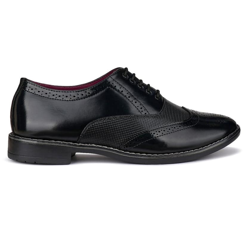 Bersache men Comfortable stylish trending formal shoe Derby For Men's view 6