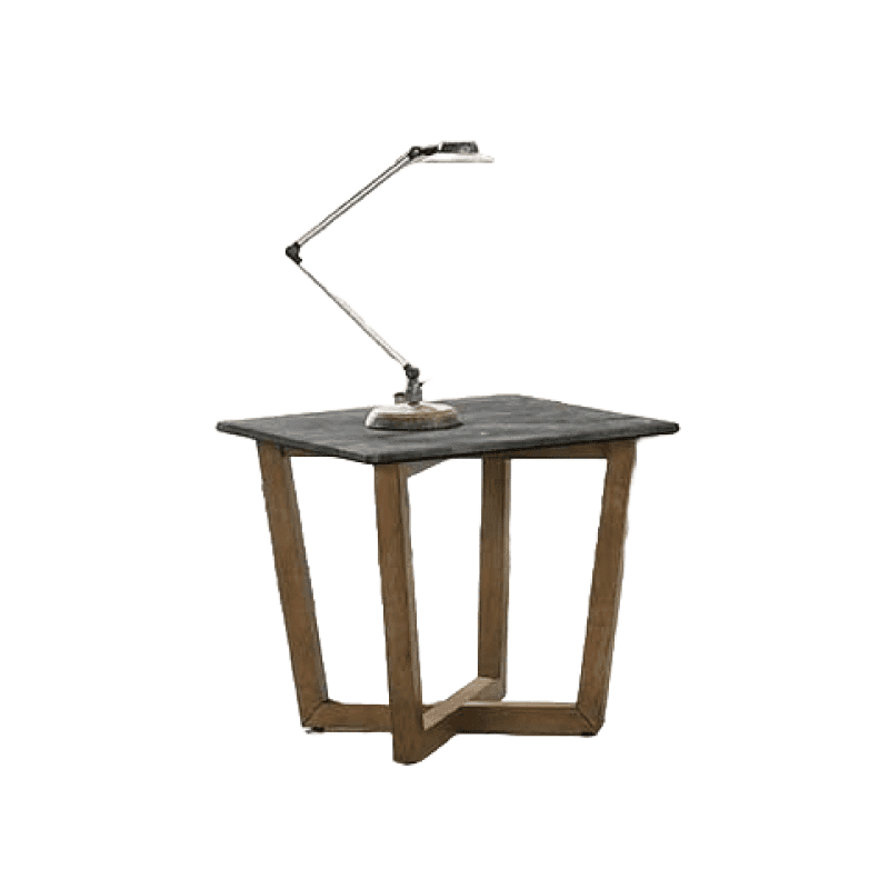 ARENA END TABLE DAPHNE PALADINA TOP WALNUT LEGS 600X600
