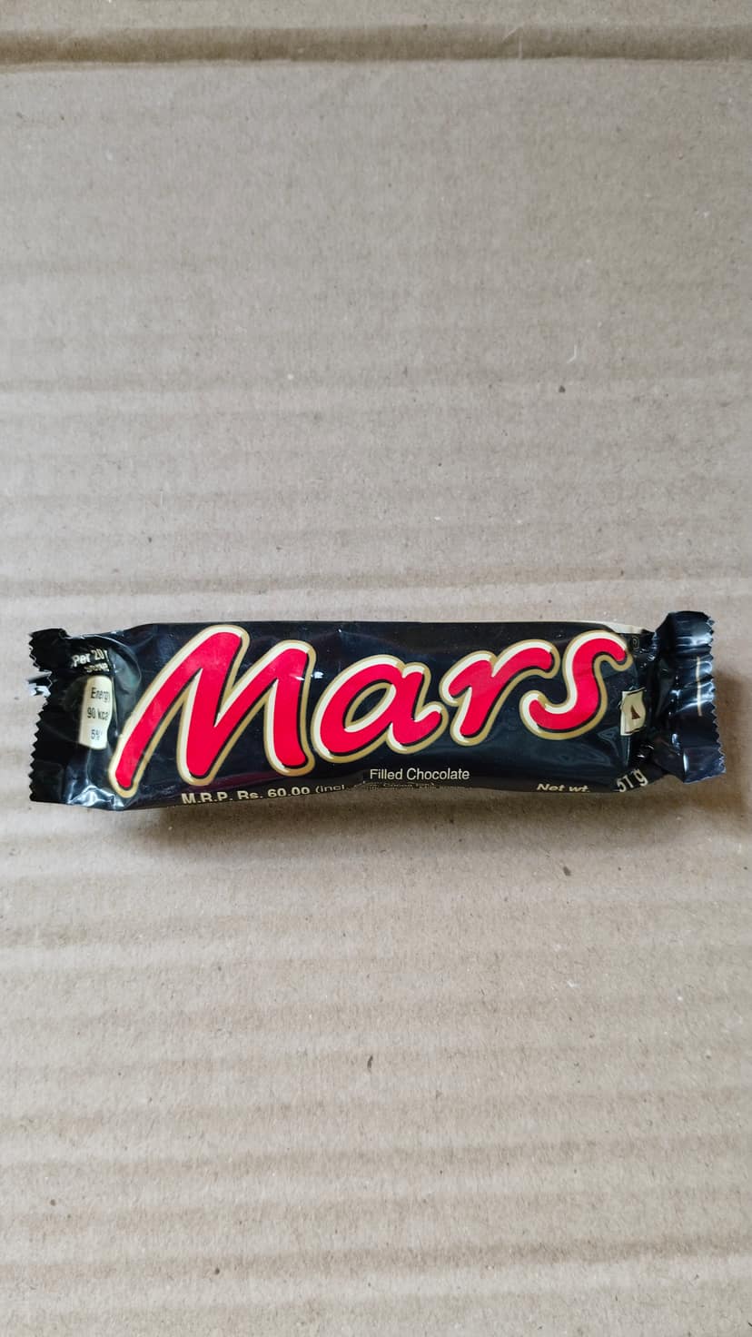 Mars filled chocolate bar