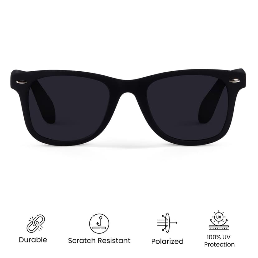 Polarized Wayfarer Sunglasses view 2