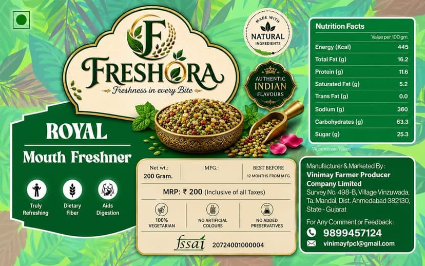 Freshora Mouth Freshner - Royal Paan Shots (200 Grams) view 4