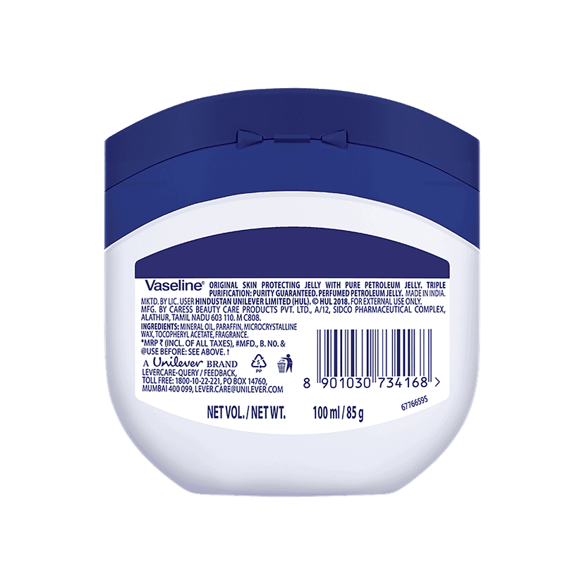Vaseline Original Skin Protecting Jelly - Dry Skin, With Petroleum Jelly, 42 G view 2