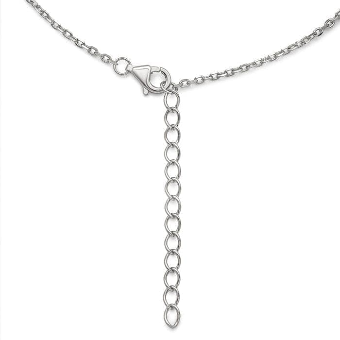 Silver Radiant Anklet (White) view 6