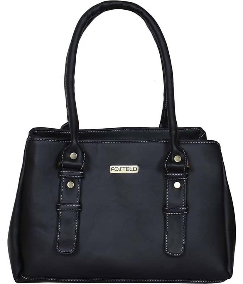 Fostelo - Blue Faux Leather Shoulder Bag