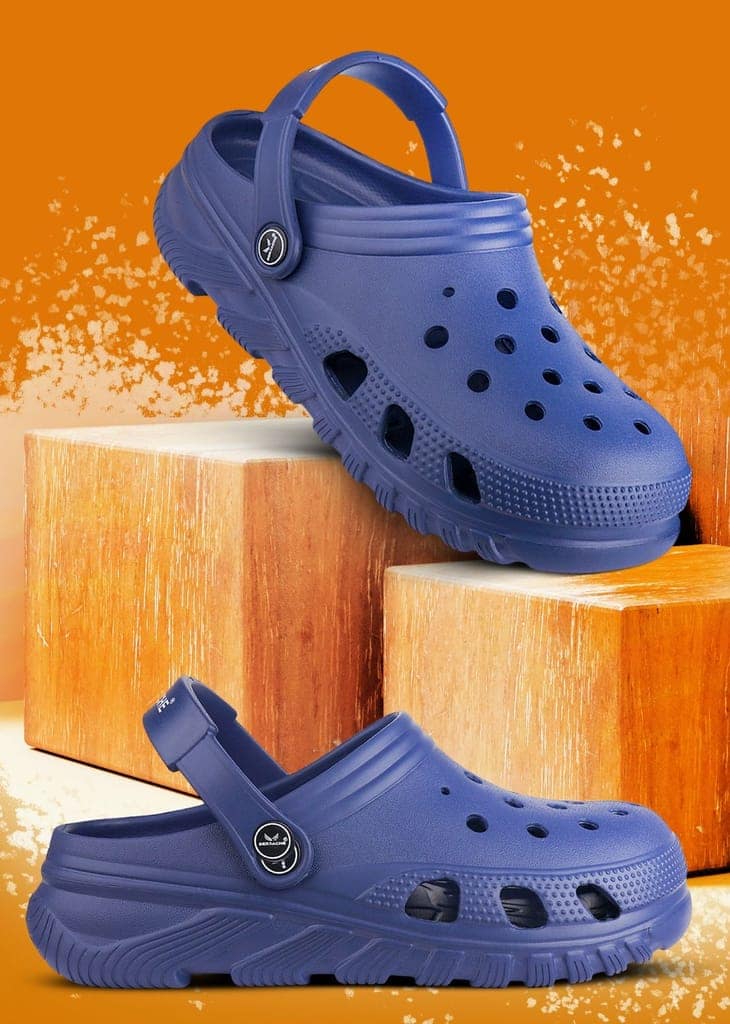 Bersache Extra Soft Classic Casual with Back Strap Regular wear with Ultra Soft & Flexibility Technology Clog for Men's