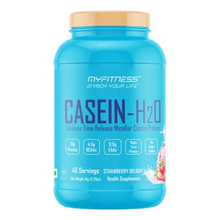 Myfitness Casein Protein Powder | Casein-H2O | 80% Protein Per Serving | 100% Micellar Casein Protein Supplement |