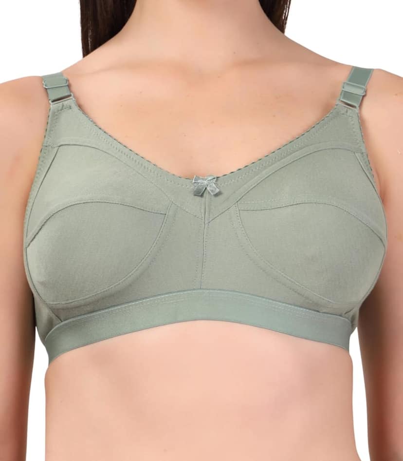 ADORNSTAR Women's Cotton Non-Padded Full Coverage Bra view 4
