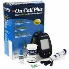 Oncall Plus Glucometer with 50 strips