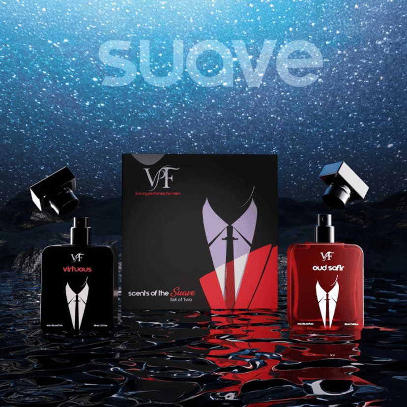 VPF Luxury Perfume for Men 2x50ml, Long Lasting Fragrance, Fresh & Oud Scents (Pack of 2, 50 ML Each) view 4