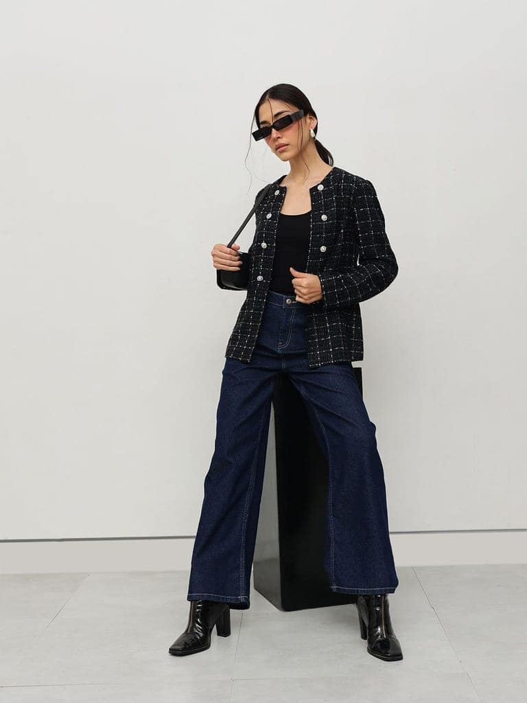 Black Tweed Jacket view 6